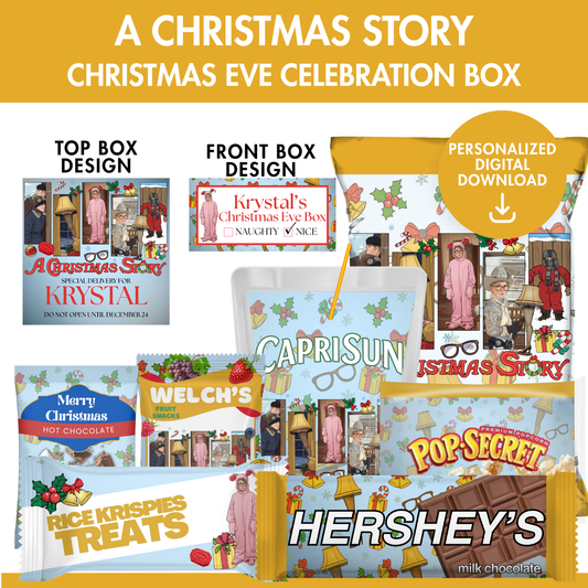 A Christmas Story Christmas Eve Box – Personalized Digital Download
