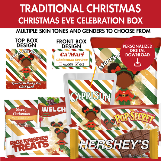Traditional Christmas Eve Box – Personalized Digital Download