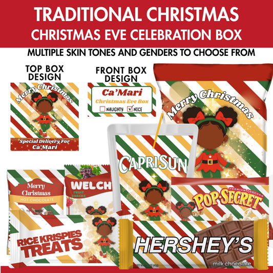 Traditional Christmas Eve Celebration Box – Personalized (Physical)